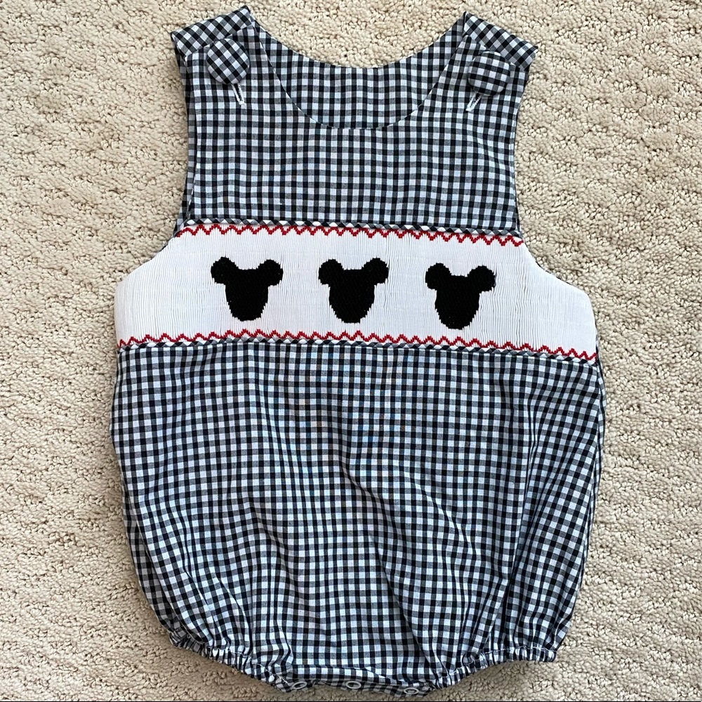 Smocked Auctions Smocked Mickey Sun Bubble - 3M